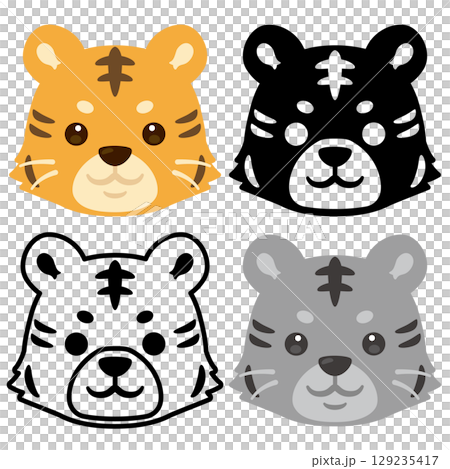 虎臉圖示集 129235417