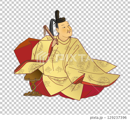 三条天皇のイラスト 129237396
