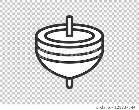 愛好頂部圖示（線條畫）插圖 129237544