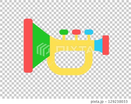 Hobby, trumpet icon illustration 129238033