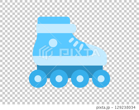 Hobby, roller skate icon illustration 129238034