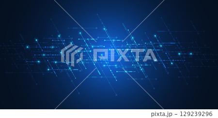 Abstract technology background with arrows and lines. Concepts and ideas for hi-tech digital technology and engineering design. 129239296