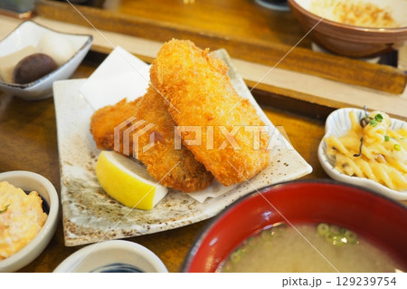 サクサクのアジフライ 129239754