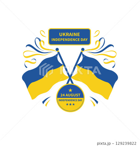 Ukraine Independence Day Illustration 129239822