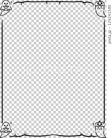 halloween frame 129241580