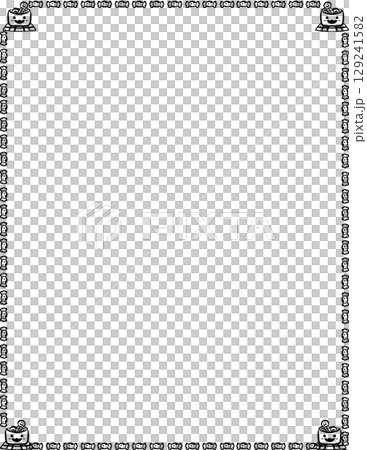 halloween frame 129241582