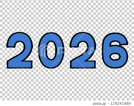 簡單的2026人物插圖素材 129241989