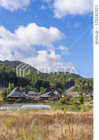 京都 大原女の小径から見えるのどかな景色 京都 大原女の小径から見えるのどかな景色 129242821