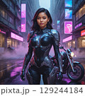 サイバーパンク・ガールズバイカー2 129244184
