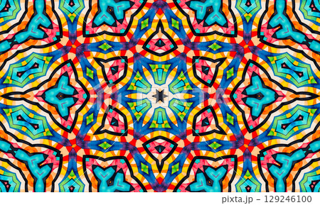 Abstract bright multicolor background, colorful watercolor pattern Abstract bright multicolor background, colorful watercolor pattern 129246100