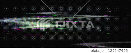 Pixel glitch art background 129247496