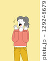 Surprised Woman Illustration 129248679