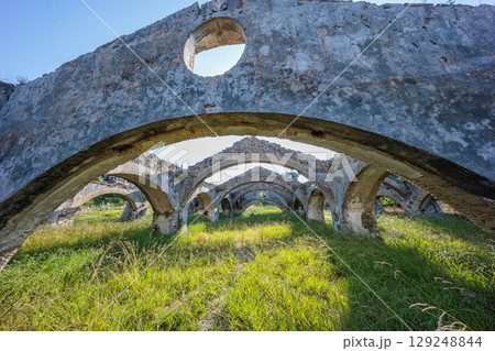 Ruins of the Old Venetian Dockyard, Gouvia, Corfu, Greece 129248844