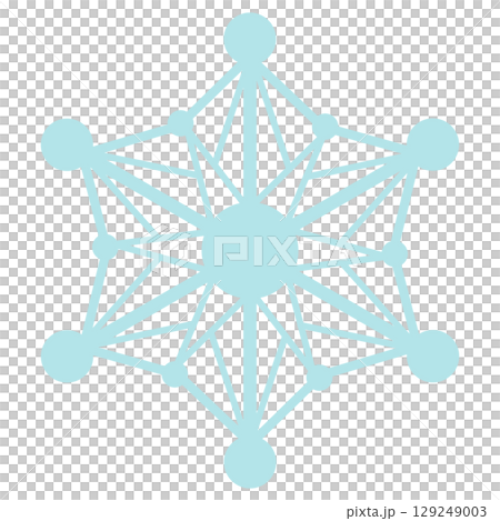 淺藍色雪花花邊 淺藍色雪花花邊 129249003