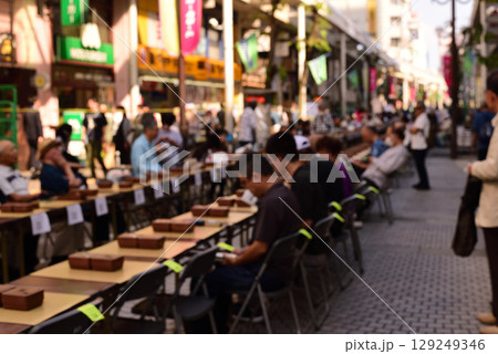 囲碁大会　イメージ　ボケ 129249346