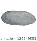 Hand painted watercolor stone on a white background. Ideal for postcards, printing on wallpaper, fabric 129249553