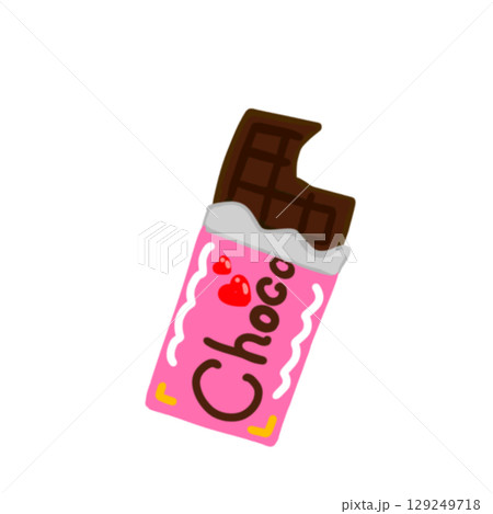 チョコレート シンプル チョコレート シンプル 129249718