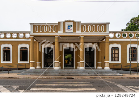 Joao Fona Cultural Center in Santarem, Brazil. Museum that has archaeological ceramics and other historical pieces Joao Fona Cultural Center in Santarem, Brazil. Museum that has archaeological ceramics and other historical pieces 129249724