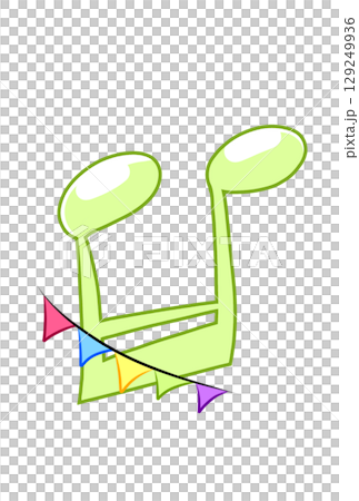 旗の付いた音符 129249936