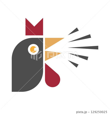 Chicken logo icon design Chicken logo icon design 129250025