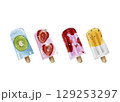 アイスクリーム アイス 棒アイス 129253297
