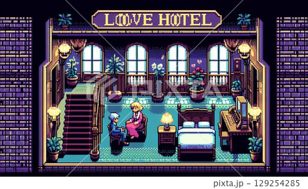レトロゲーム風ホテル 129254285