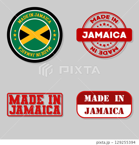 Set of stamps made in Jamaica Set of stamps made in Jamaica 129255394