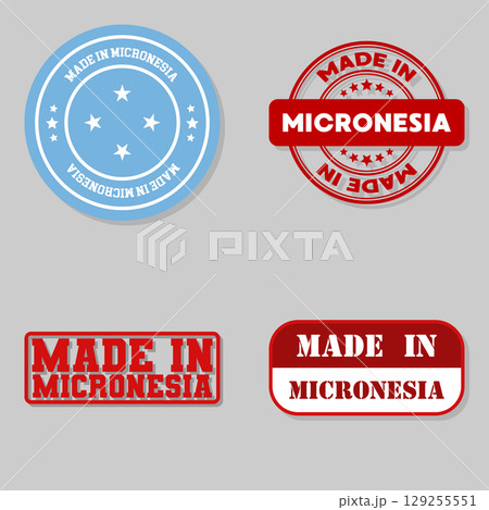 Set of stamps made in Micronesia 129255551