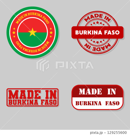 Set of stamps made in Burkina Faso 129255600