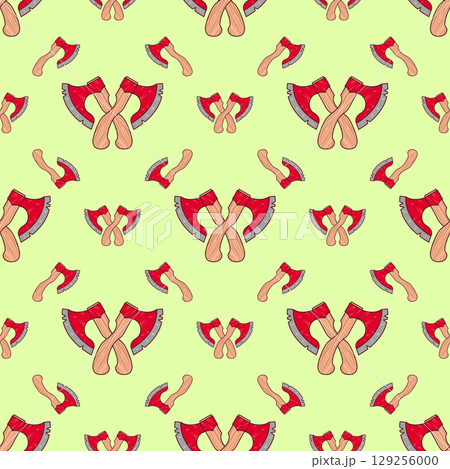Vector seamless pattern two axes 129256000