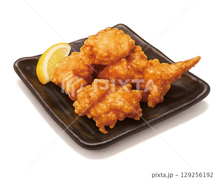 鶏の唐揚げ 129256192