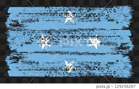 Micronesia flag in grunge style Micronesia flag in grunge style 129256267