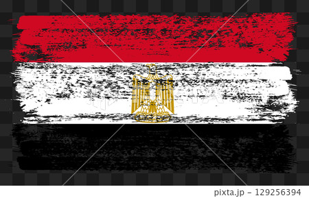 Egypt flag in grunge style Egypt flag in grunge style 129256394