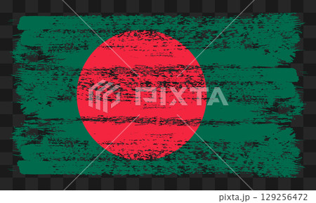 Bangladesh flag in grunge style Bangladesh flag in grunge style 129256472
