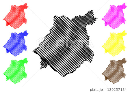 Morges District (Switzerland, Swiss Confederation, Canton of Vaud, Waadt or Vod) map vector illustration, scribble sketch Bezirk Morges map Morges District (Switzerland, Swiss Confederation, Canton of Vaud, Waadt or Vod) map vector illustration, scribble sketch Bezirk Morges map 129257184