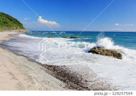 白浜海岸（鹿児島県いちき串木野市羽島） 129257504