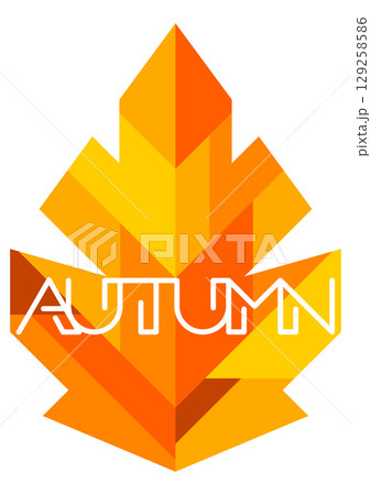 Background with autumn leaf. Illustration with abstract foliage. Decorative design. Background with autumn leaf. Illustration with abstract foliage. Decorative design. 129258586