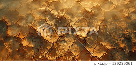 A zoomedin image of a rocky texture resembling snake skin 129259061