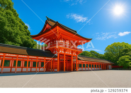 下鴨神社　楼門 129259374