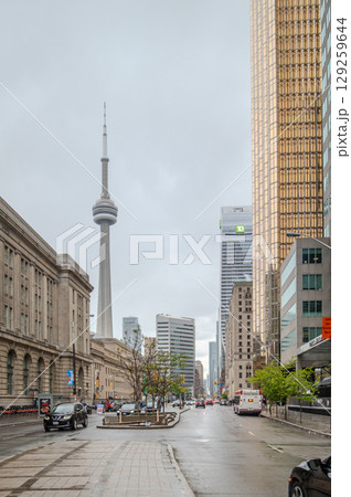 Toronto city skyline in summer, Toronto, Canada 129259644