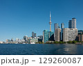 Panoramic shot of Toronto city skyline, Ontario, Canada 129260087