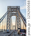 New York City, United States of America: view of the Manhattan Bridge, a suspension bridge that crosses the East River 129260088
