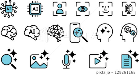 AI人工知能のアイコン01 AI人工知能のアイコン01 129261168
