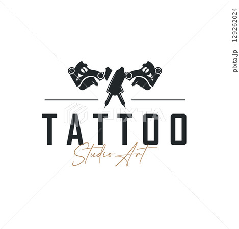 black silhouette illustration logo tattoo machine with vintage old retro minimalist concept template symbol tattoo studio design black silhouette illustration logo tattoo machine with vintage old retro minimalist concept template symbol tattoo studio design 129262024