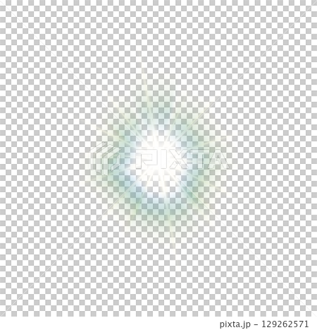 彩虹色邊緣的徑向爆裂（透明背景） 129262571