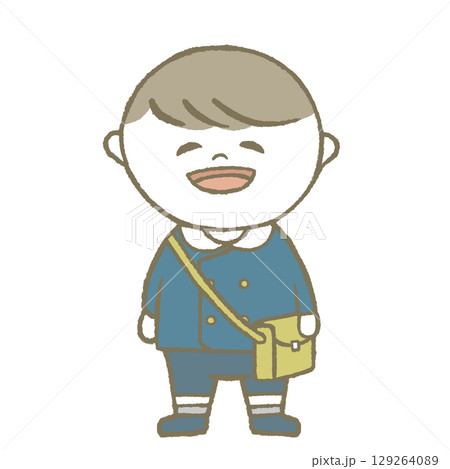 制服を着た子供 129264089