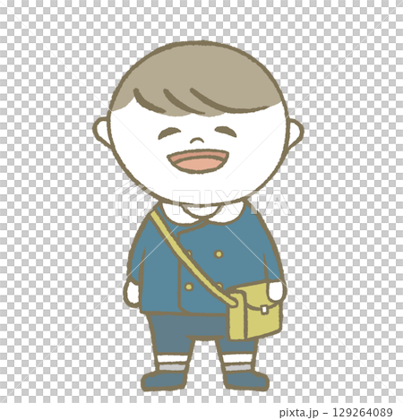 制服を着た子供 129264089