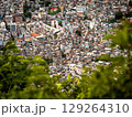Aerial View Of Rocinha Favela In Rio De Janeiro: Dense Urban Landscape With Colorful Rooftops And Narrow Streets In The Largest Informal Settlement In Brazil 129264310