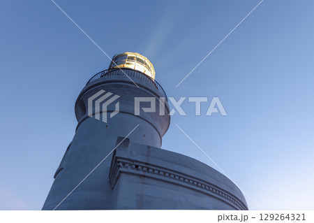 灯光　屋久島灯台　屋久島国立公園(秋 129264321