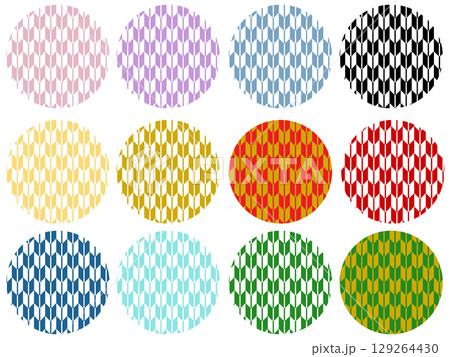 パターン6 矢絣 セット パターン6 矢絣 セット 129264430